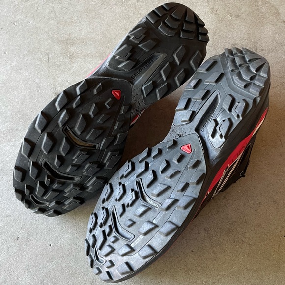 Salomon S-LAB Wings SG Black/Red Trail/Hiking Running Sneakers/Shoes 12.5 Womens - Picture 7 of 10